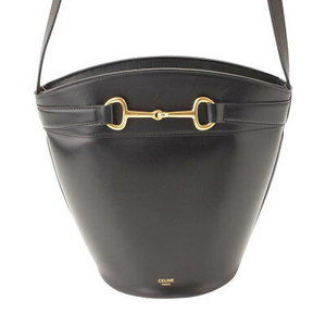 Celine Crecy Bucket Shoulder Bag Black